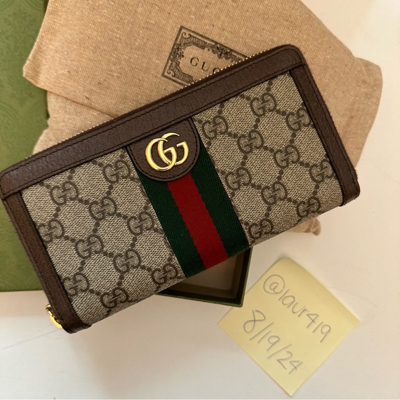 Gucci Ophidia GG Zip Around Wallet - Picture 14 of 16